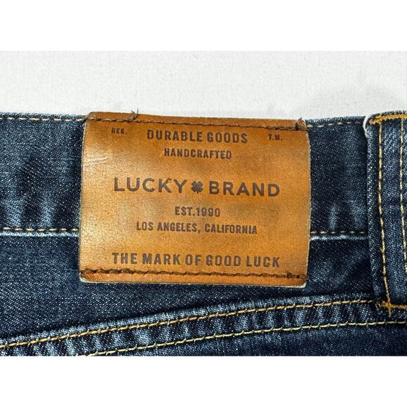 Lucky Brand Men's 410 Athletic Slim Fit Blue Denim Jeans - Size 40x30 (42x29) - Picture 3 of 6